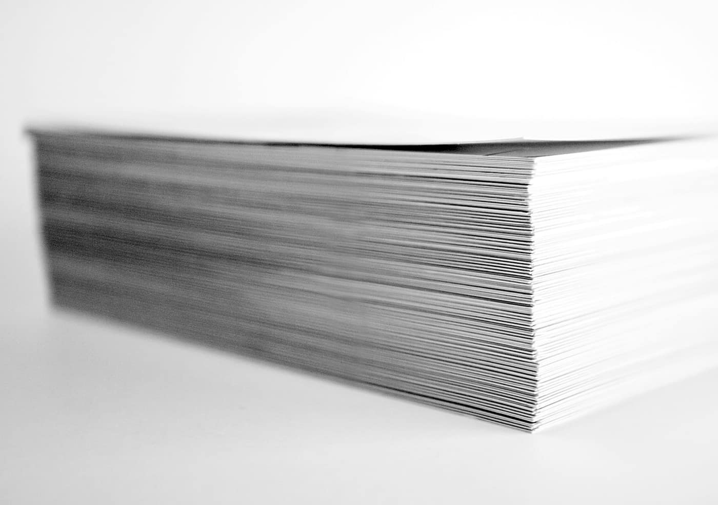 Comparing business documents on a desk