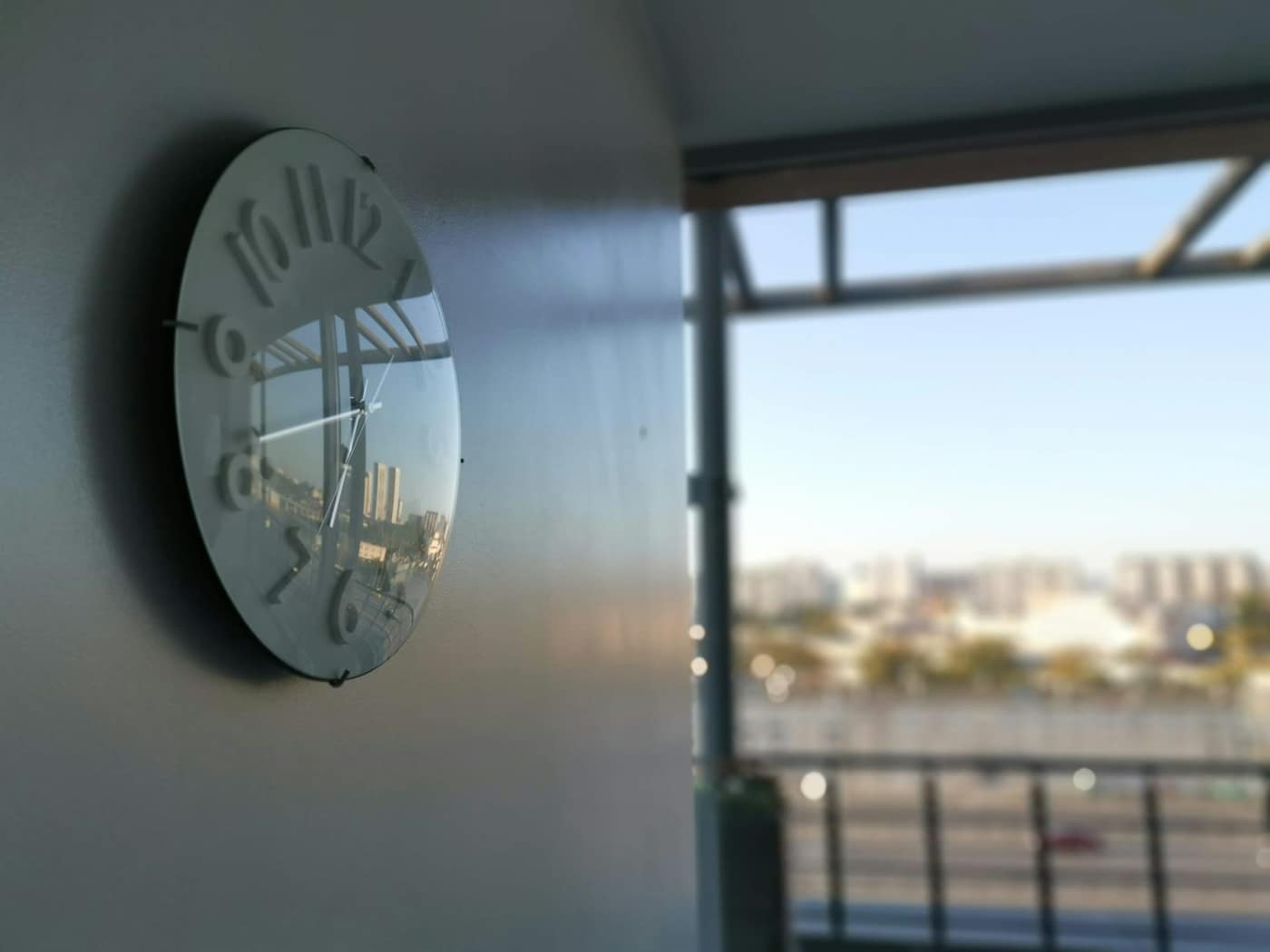 A wall clock representing tracked work hours
