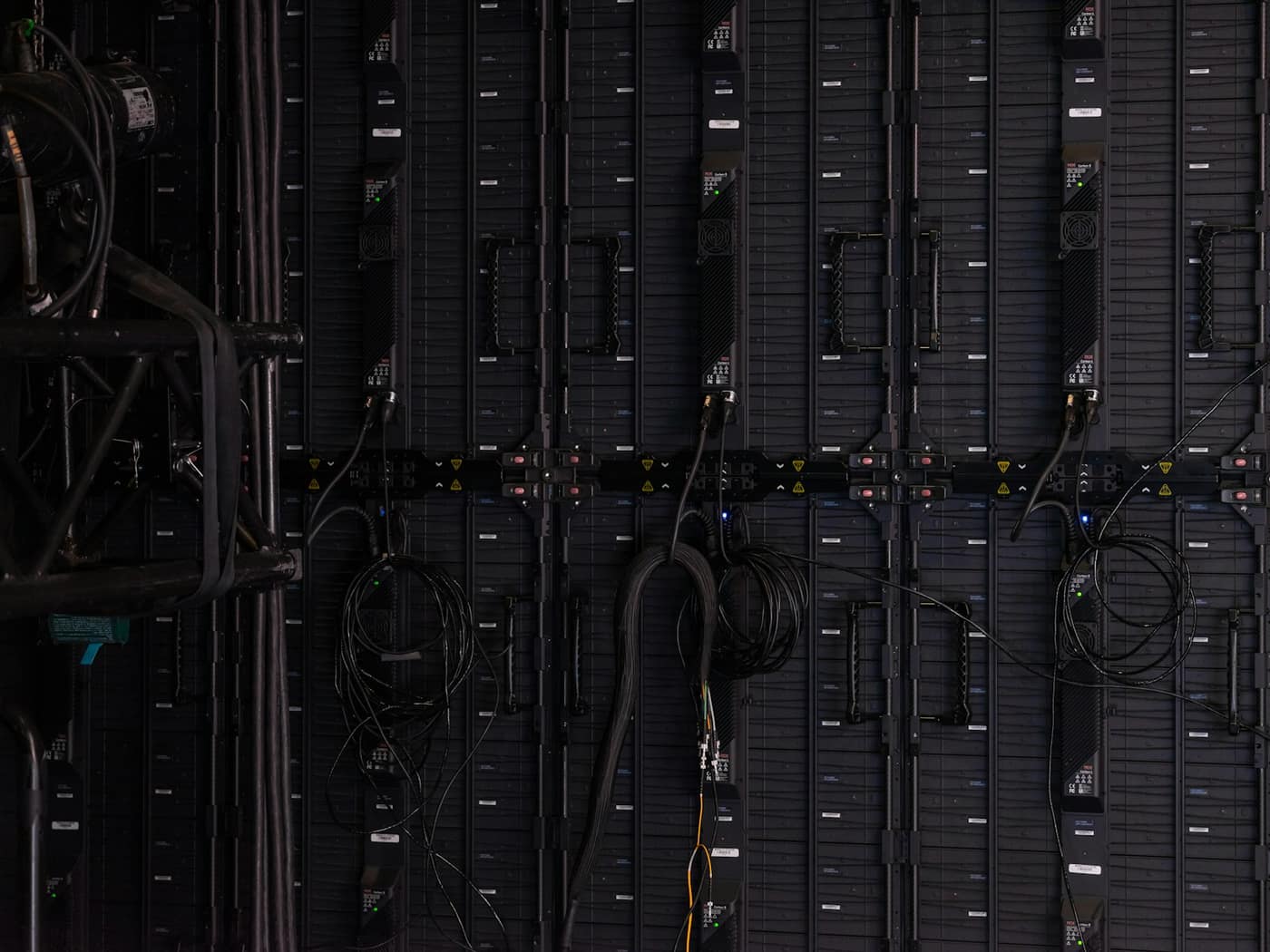 Server racks and network equipment