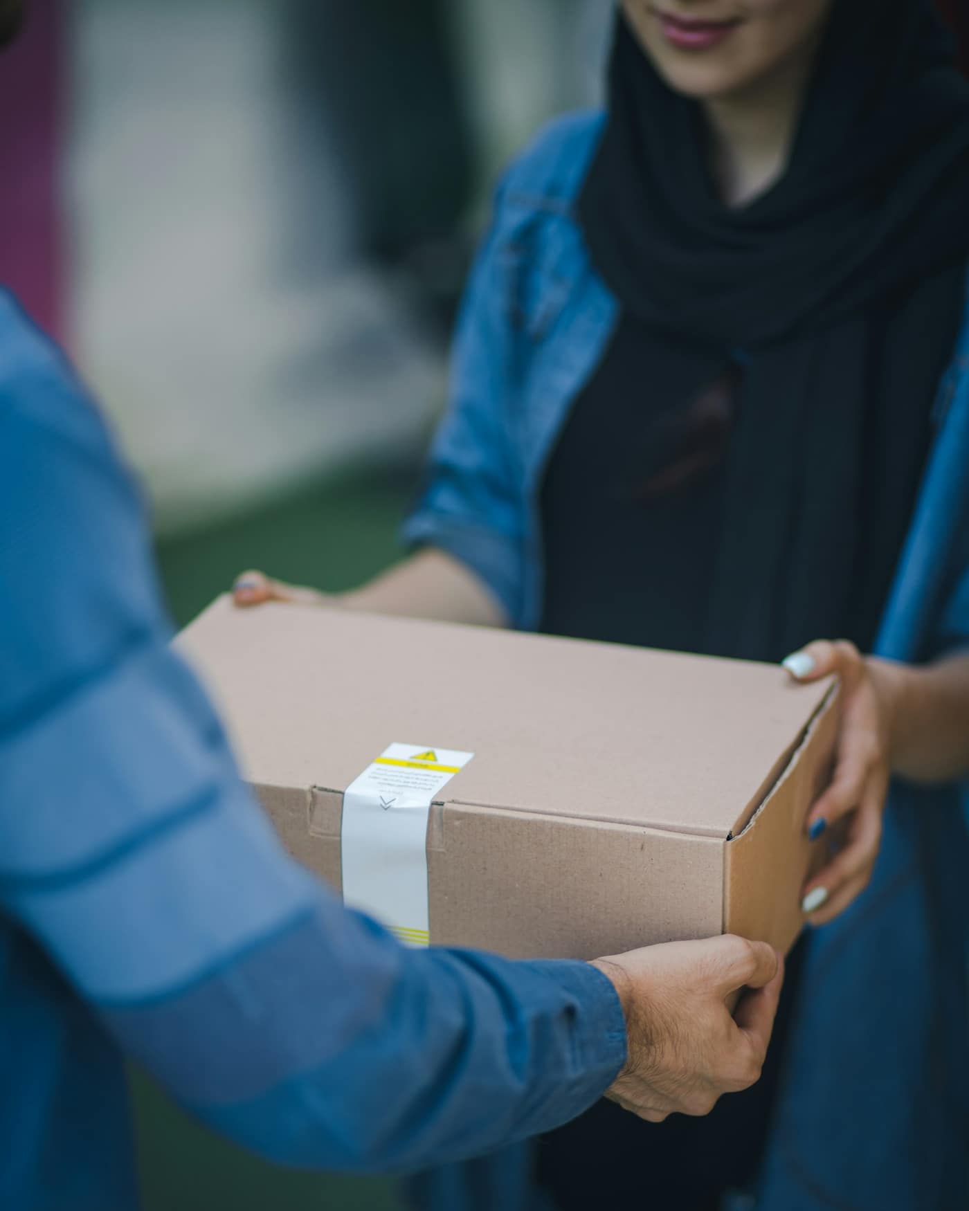 Carrying a moving box