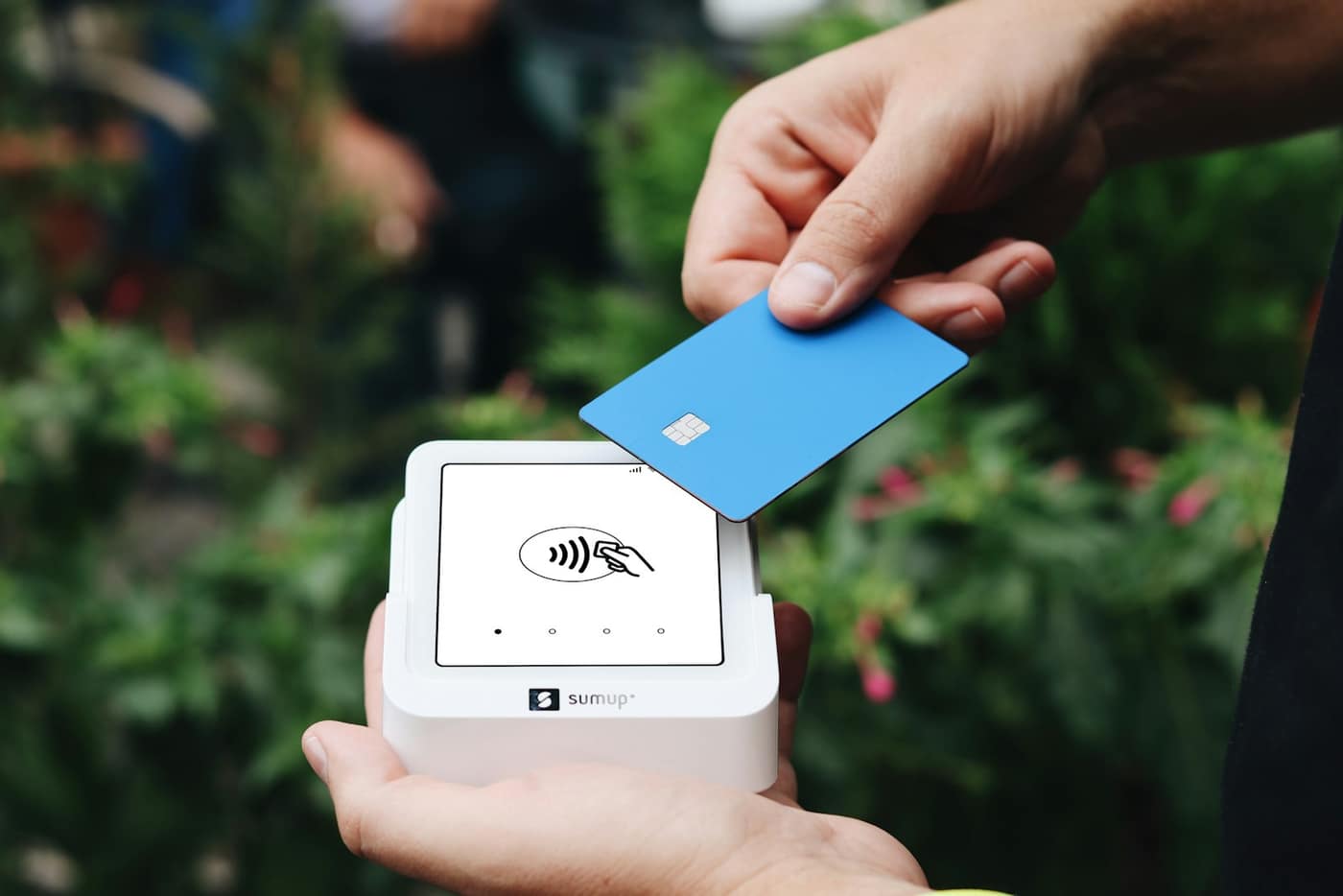 A card set up for automatic recurring payment