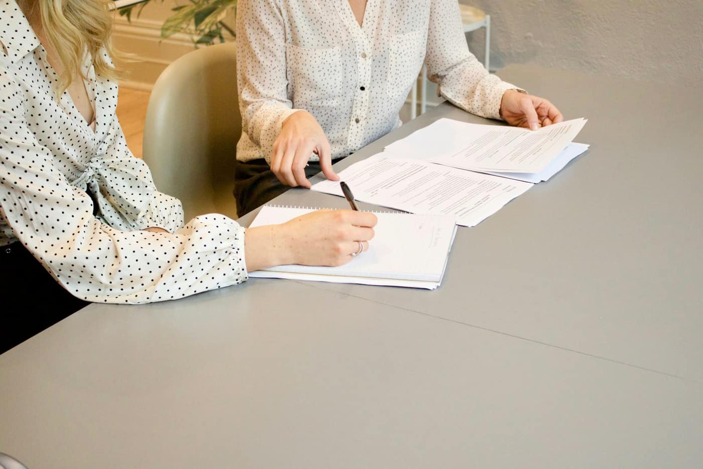 Reviewing and signing business documents